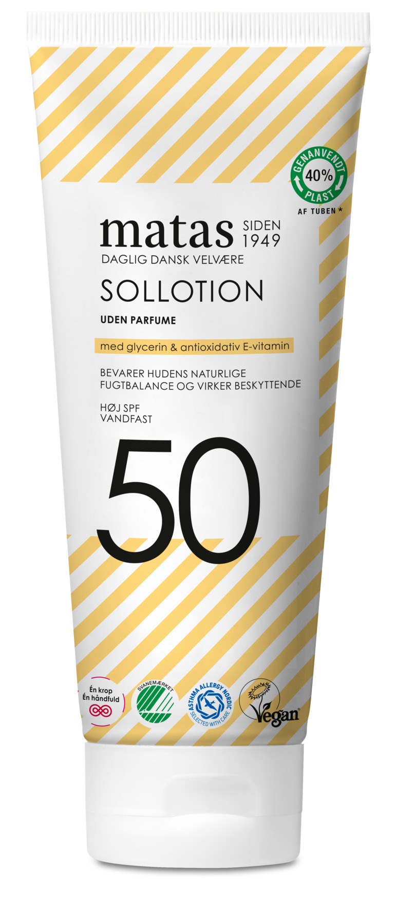 Matas Striber Sollotion SPF 50 Uden Parfume 200 ml