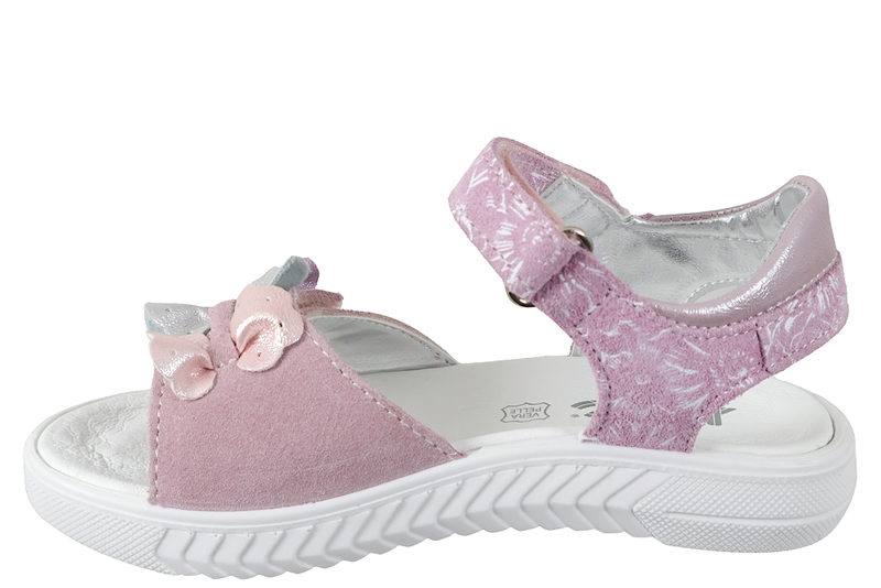 IMAC SANDAL I LILLA RUSKIND MED BLOMSTER