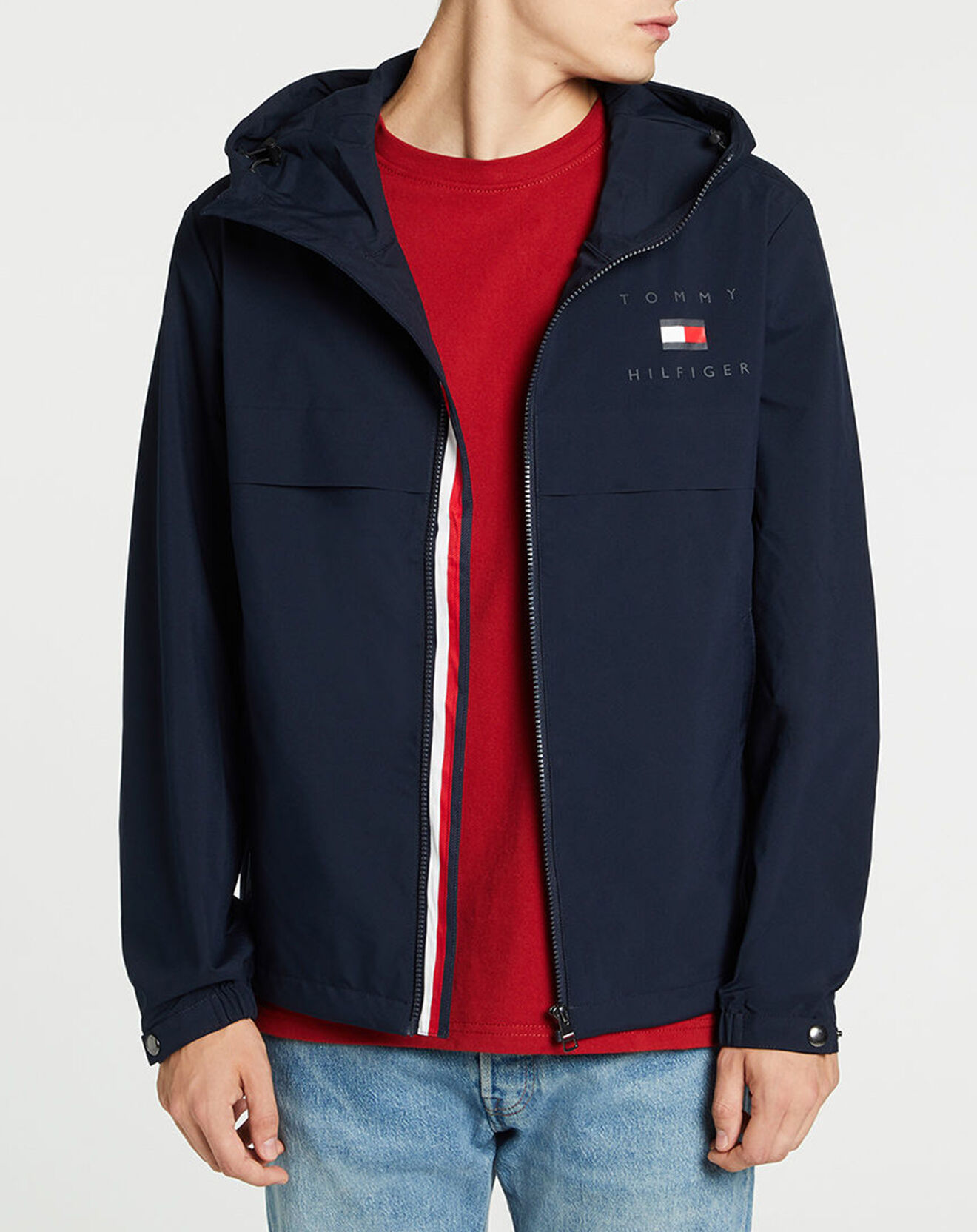 Tommy Hilfiger Blouson Logo Poitrine bleu marine