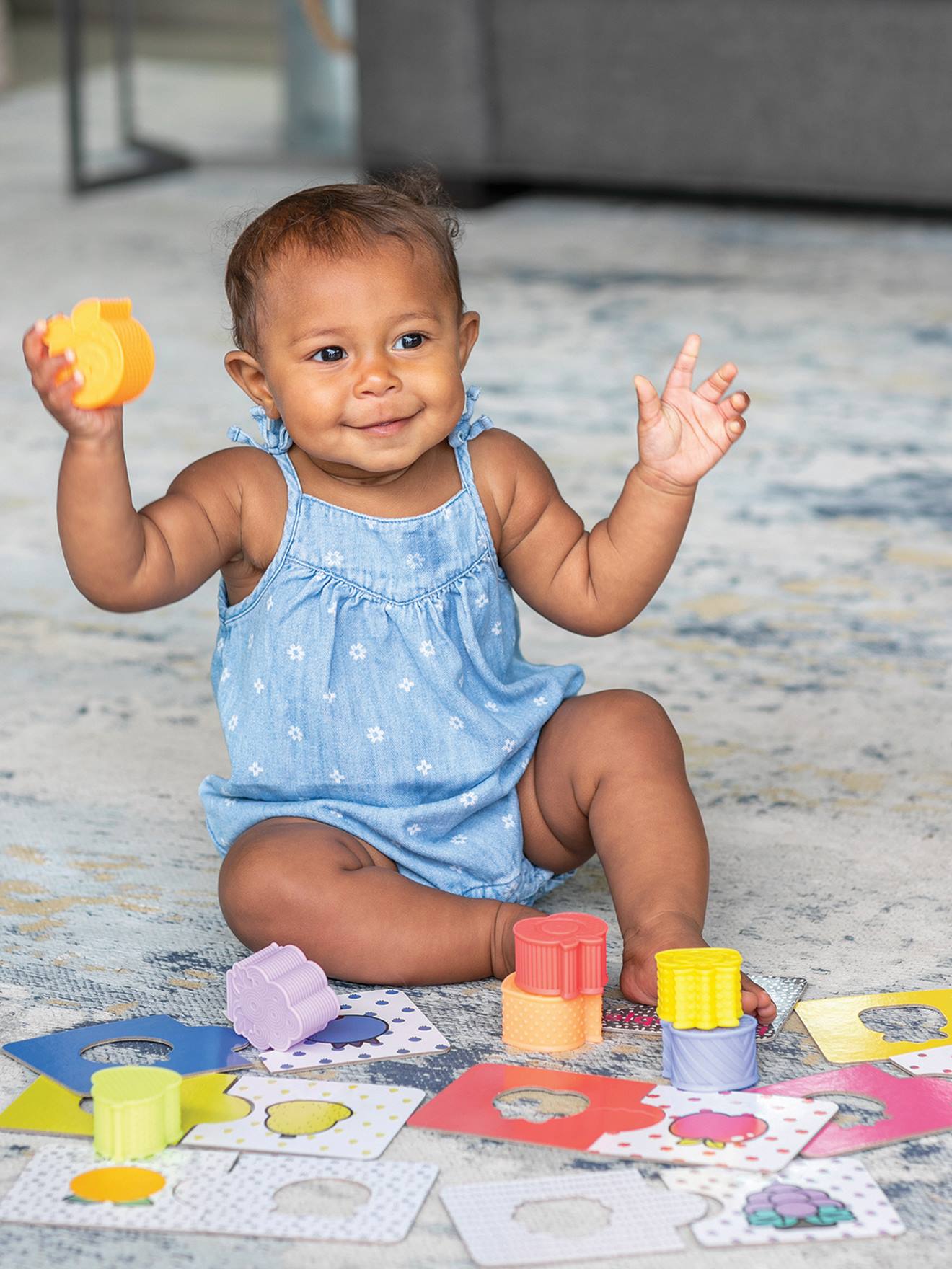 Quebra-cabeça sensorial de formas