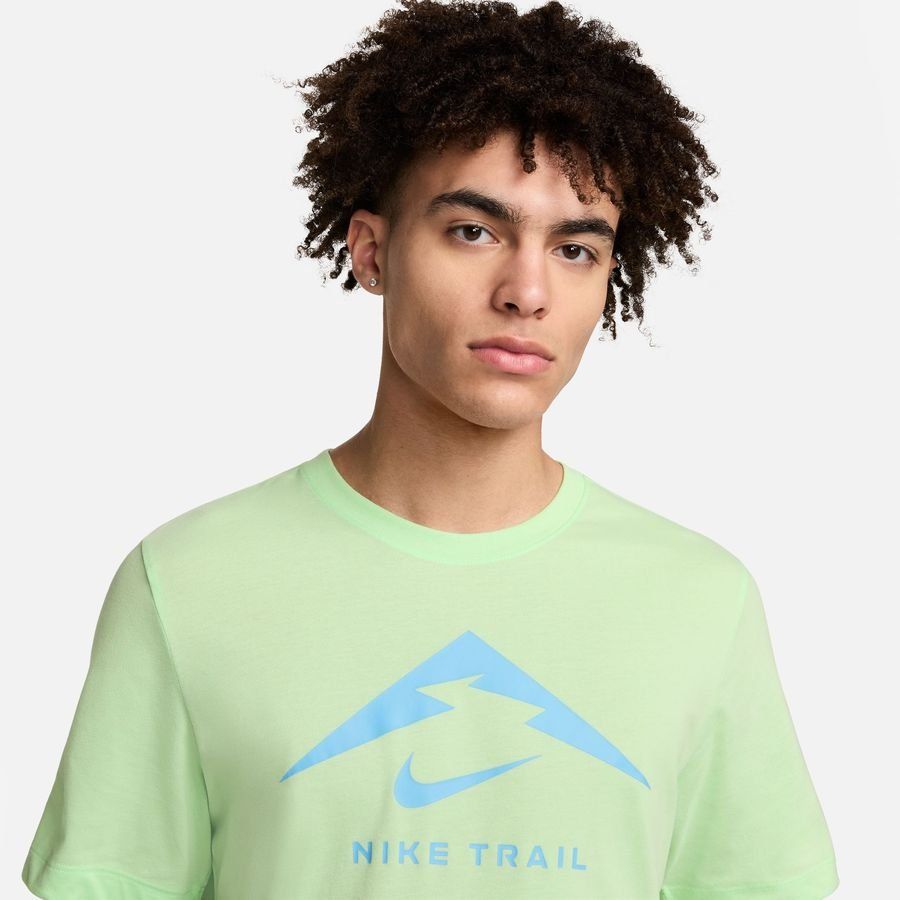 Nike T-shirt Running Dri-FIT Run Trail - Vert