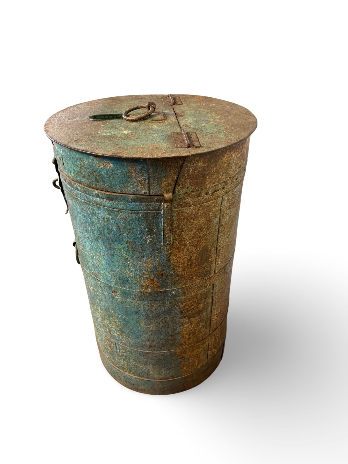 Ton blauw ijzer unieke