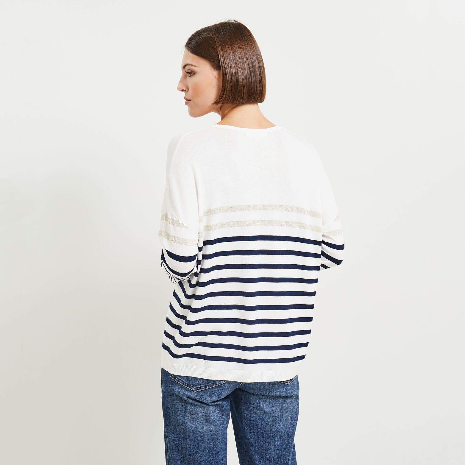 Pull marinère femme