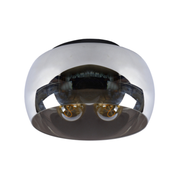 Lucide OLIVIA plafonnière Ø 40 cm Fumé