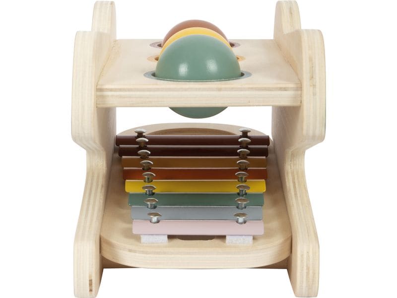 small foot Klopfspiel mit Xylophon «Safari» Holzspielzeug zum Klopfen und Musizieren