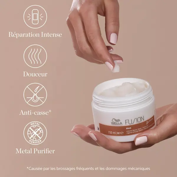 Máscara Wella Professionals Fusion Intense Repair para Cabelos Danificados e Frágeis 75ml
