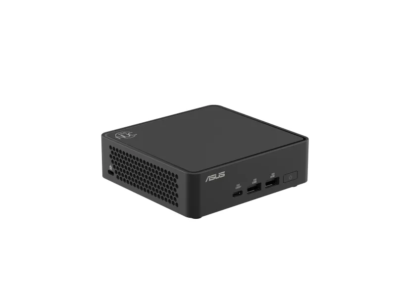 ASUS NUC 15 Pro Slim Kit RNUC15CRKI300002 - Barebone - mini PC 1 x Core 3 100U / op til 4.7 GHz - RAM 0 GB - Intel Graphics - IEEE 802.11ax (Wi-Fi 6), IEEE 802.11be (Wi-Fi 7), Bluetooth 5.4 - sort
