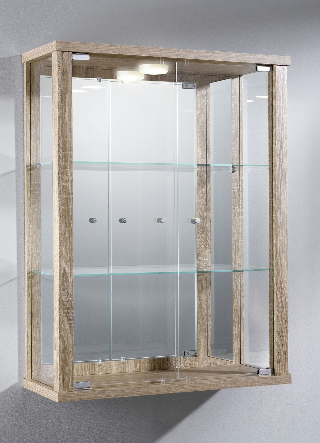 Hängevitrine mit ESG-Sicherheitsglas