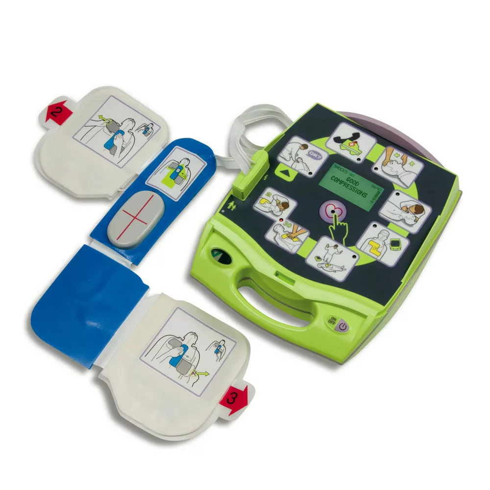 Zoll AED Plus hjertestarter  - klar til brug!