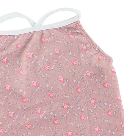 Petit Crabe Badeanzug - UV50 - Pink m. Blumen