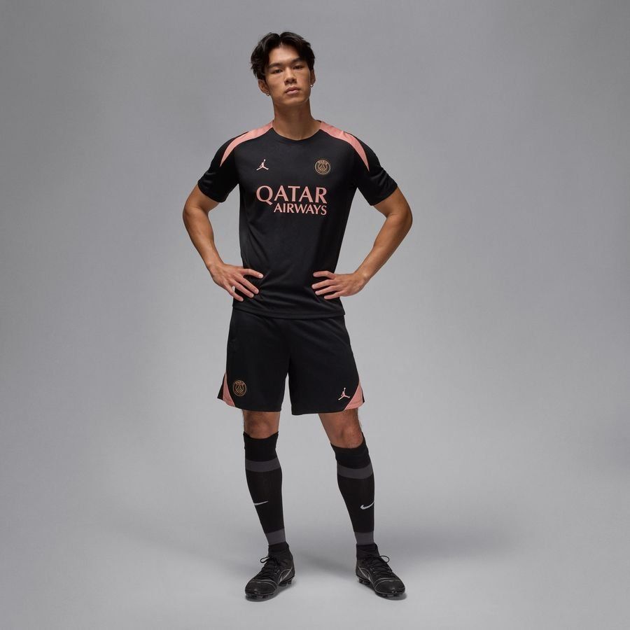 Paris Saint-Germain T-shirt d'Entraînement Dri-FIT Strike 3ème - Noir/Rose