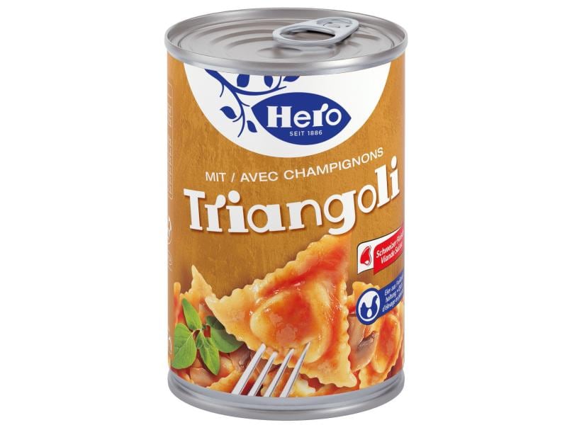Hero Dose Triangoli 420 g Lecker gefüllte Triangoli