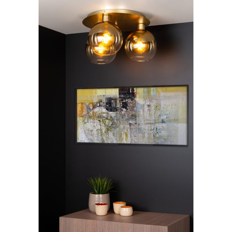 DAJANA PLAFONDLAMP 3-LICHTS ZWART