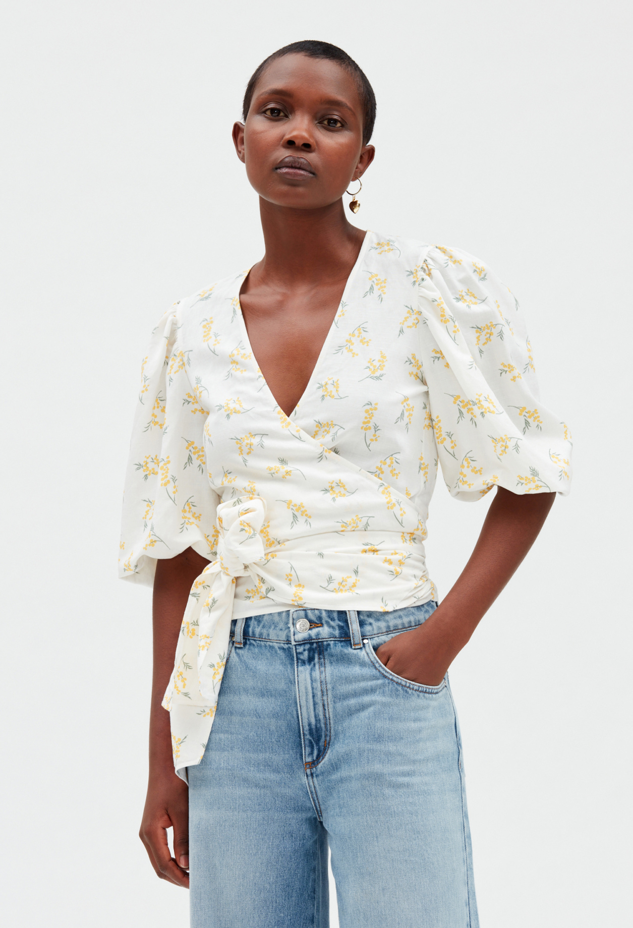 Blouse courte mimosa