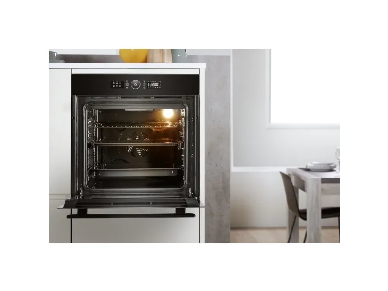 Whirlpool AKZ 6230 NB - Ovn - til indbygning - niche - bredde: 56 cm - dybde: 55 cm - højde: 60 cm - med selv-rengøring - Klasse A  - sort