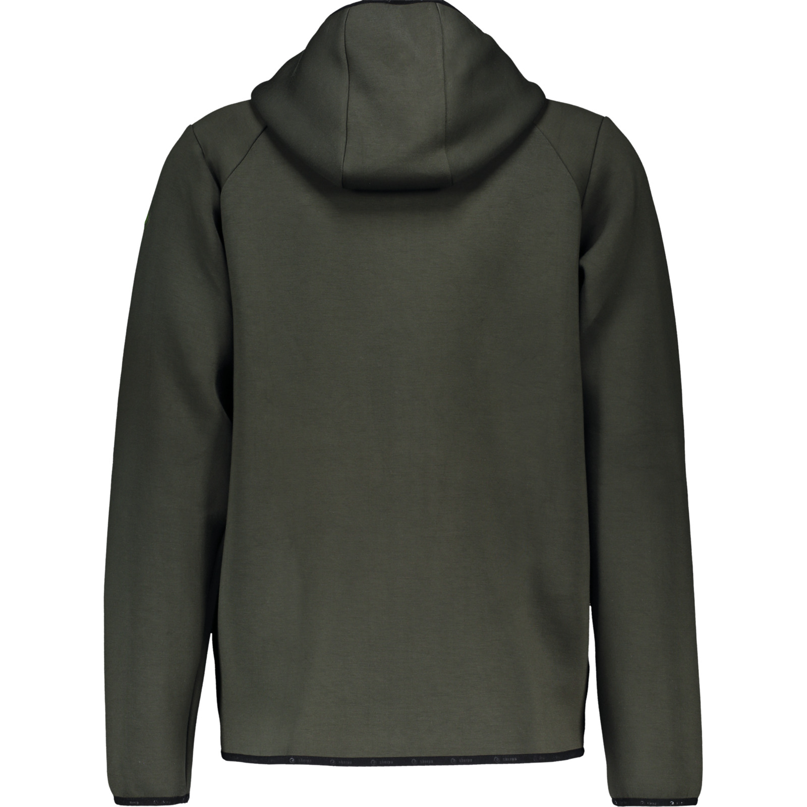 Sherpa Herren-Powerstretch-Hoodie Jhule XL, dunkelbraun