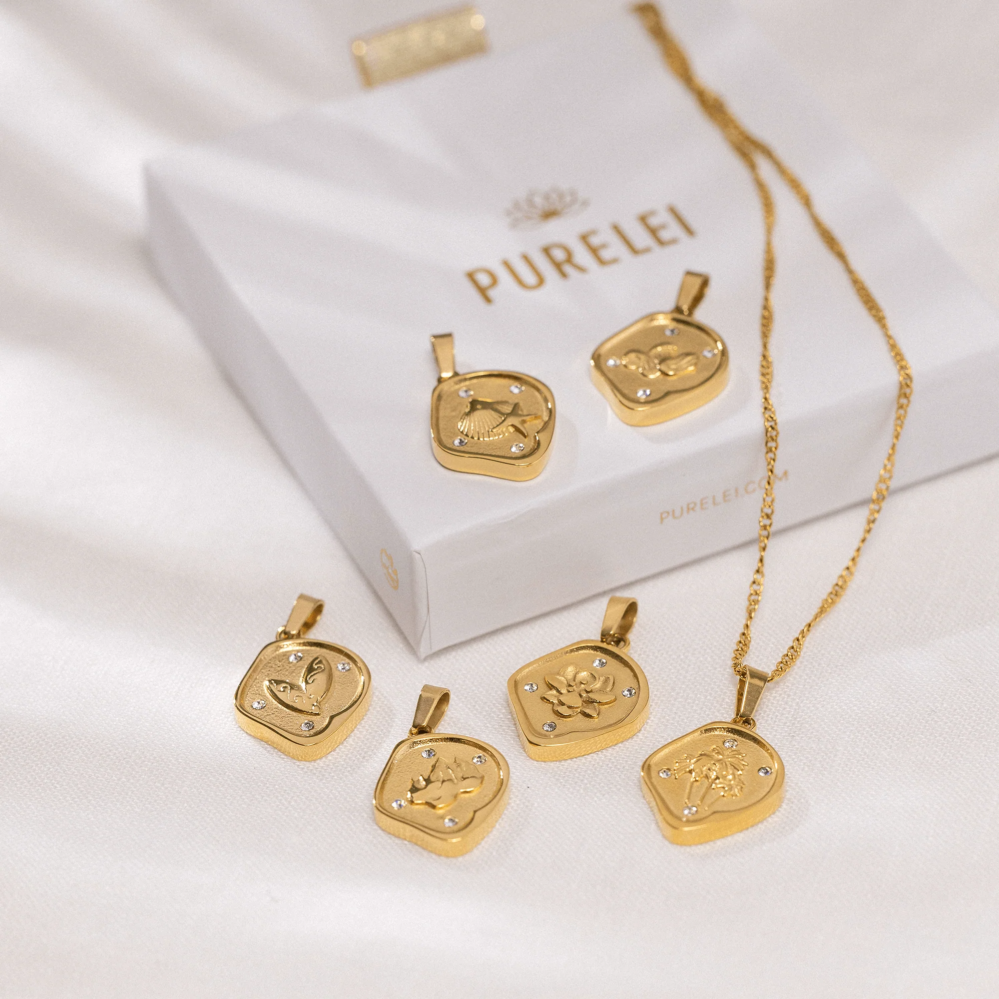 Wave Coin Charm - PURELEI