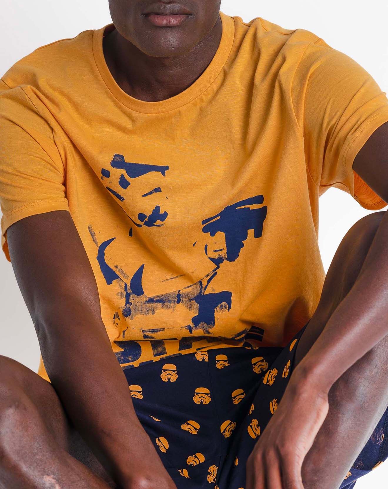 Star Wars Pyjama T-Shirt & Short moutarde