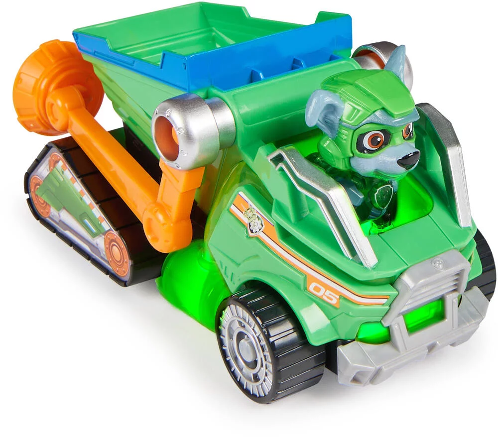 PAT'PATROUILLE - VEHICULE + FIGURINE ROCKY LA SUPER PATROUILLE - LE FILM