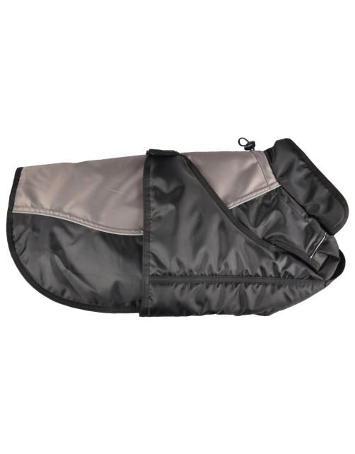 Flamingo Winterjas Zane Zwart&Grijs - Hondenkleding