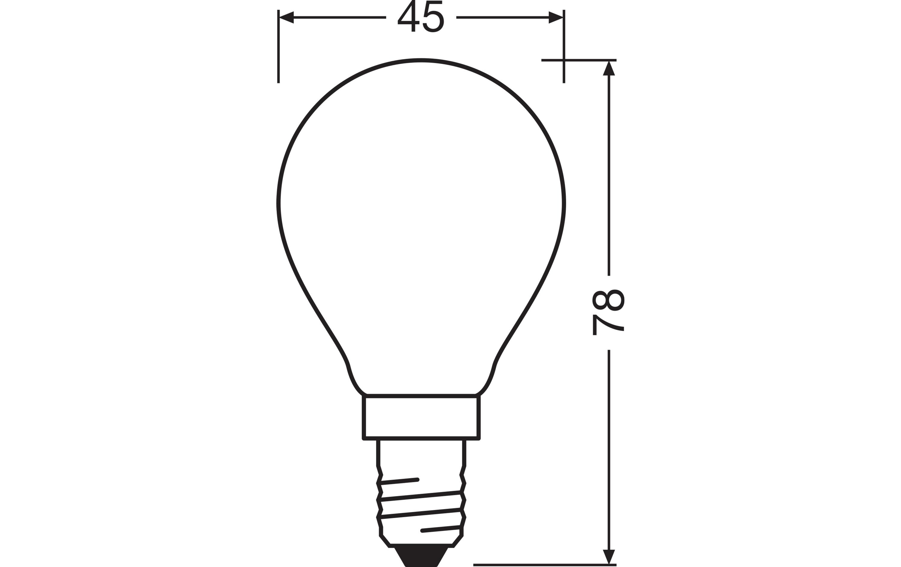 Lampe Star Retrofit, 6.5W, E14 WarmweissLED-Lampe