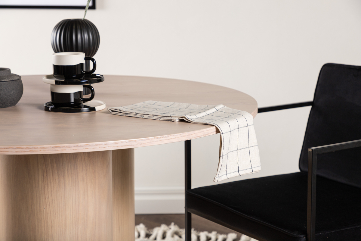 Eettafel Grenaa Ø110 cm licht eiken