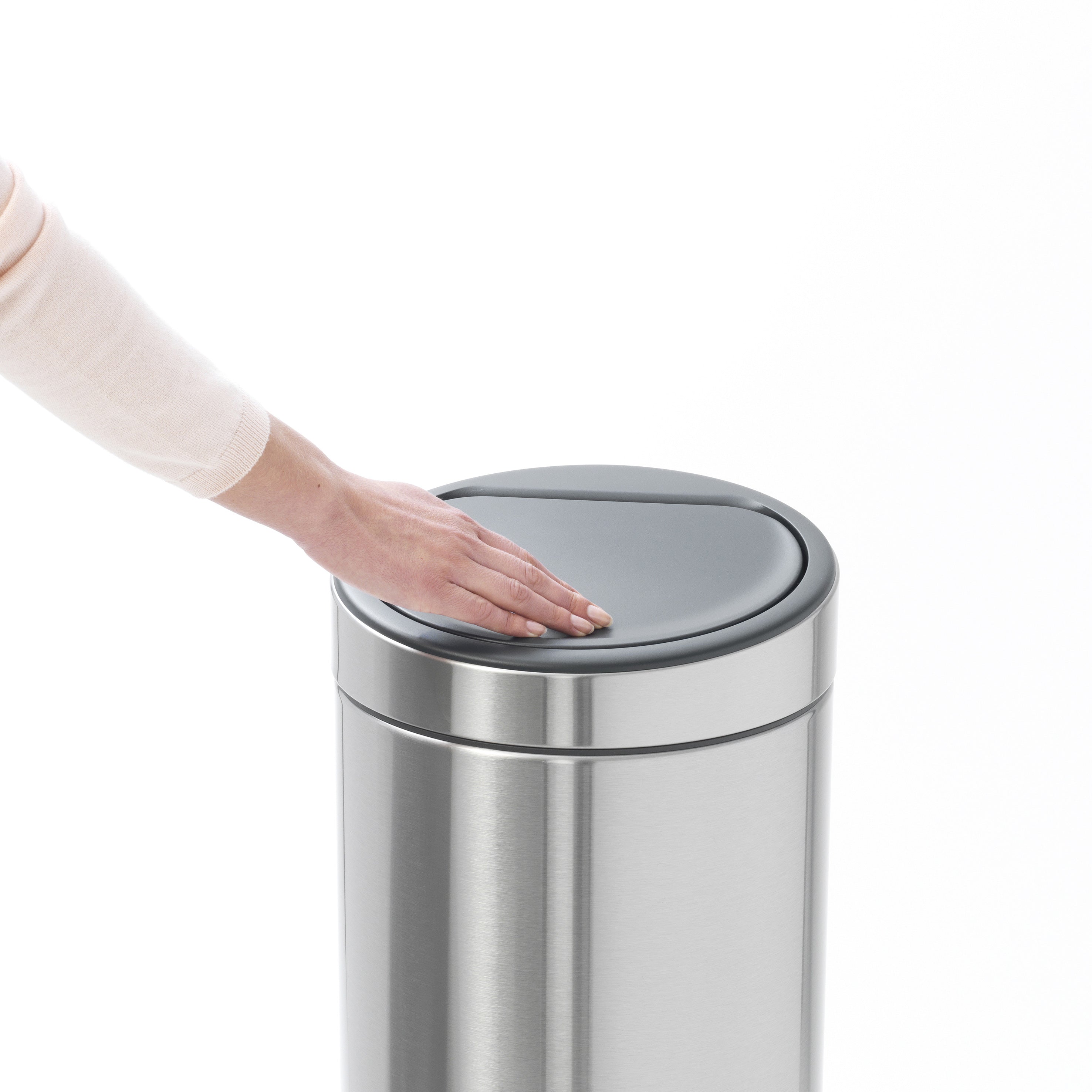Brabantia Touch Bin New Afvalemmer 30 Liter Vingerafdrukvrij