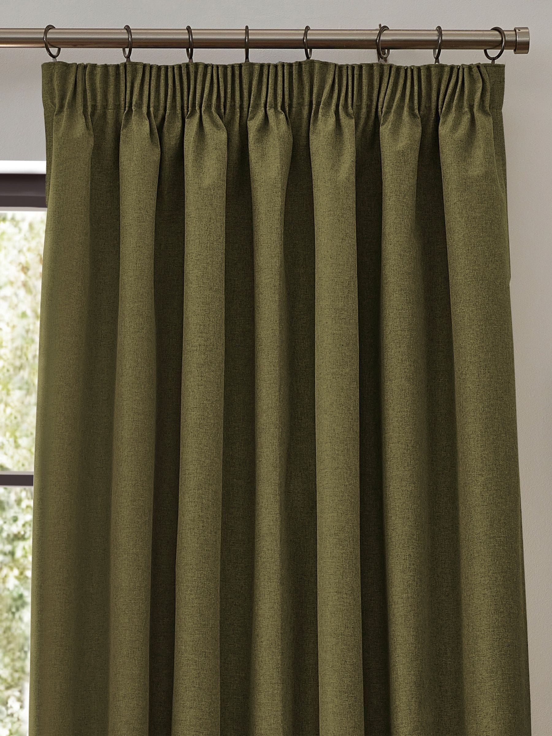 furn. Dawn 100% Blackout Thermal Pencil Pleat Curtains