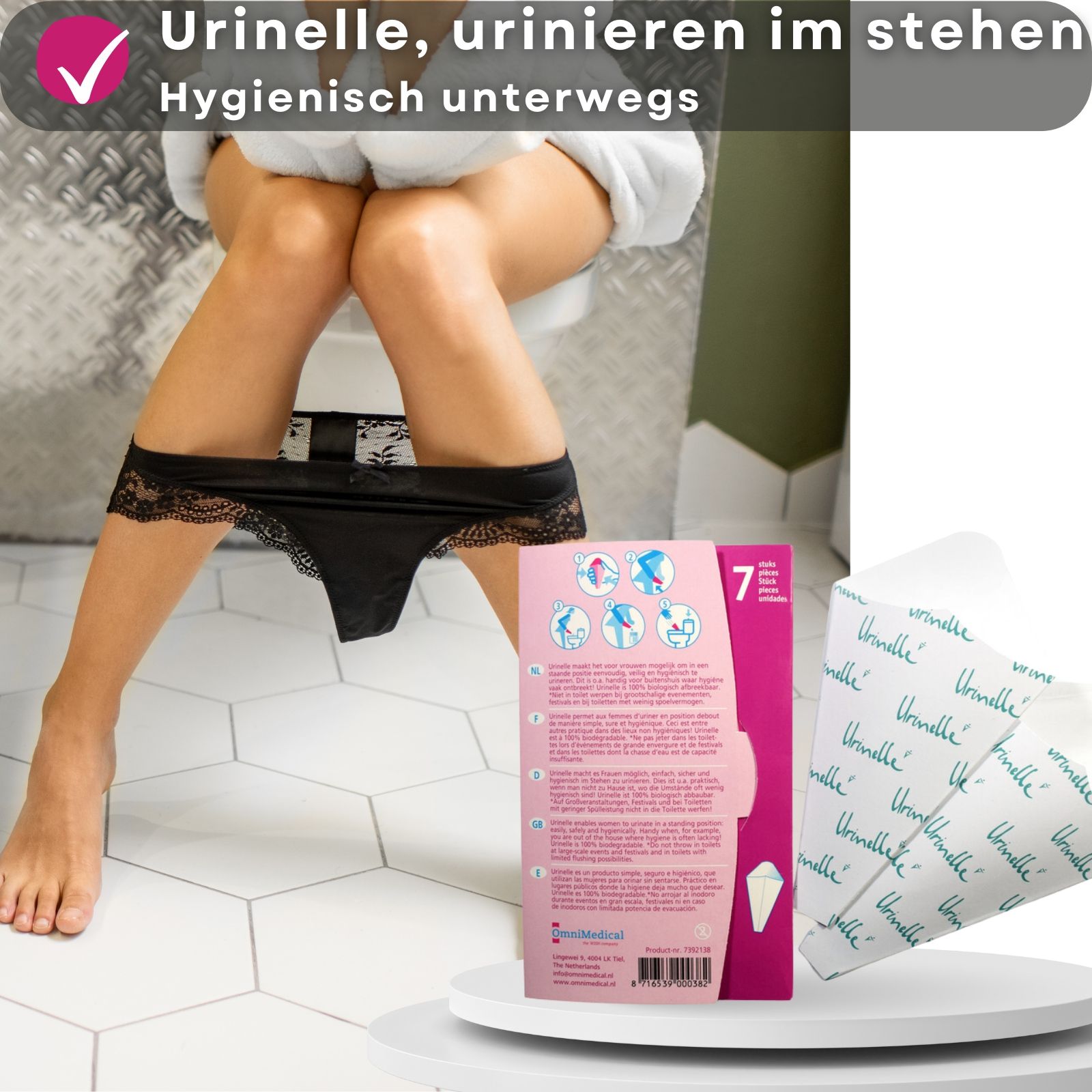 Lovelyness - Urinelle für Frauen - Reiseurinal