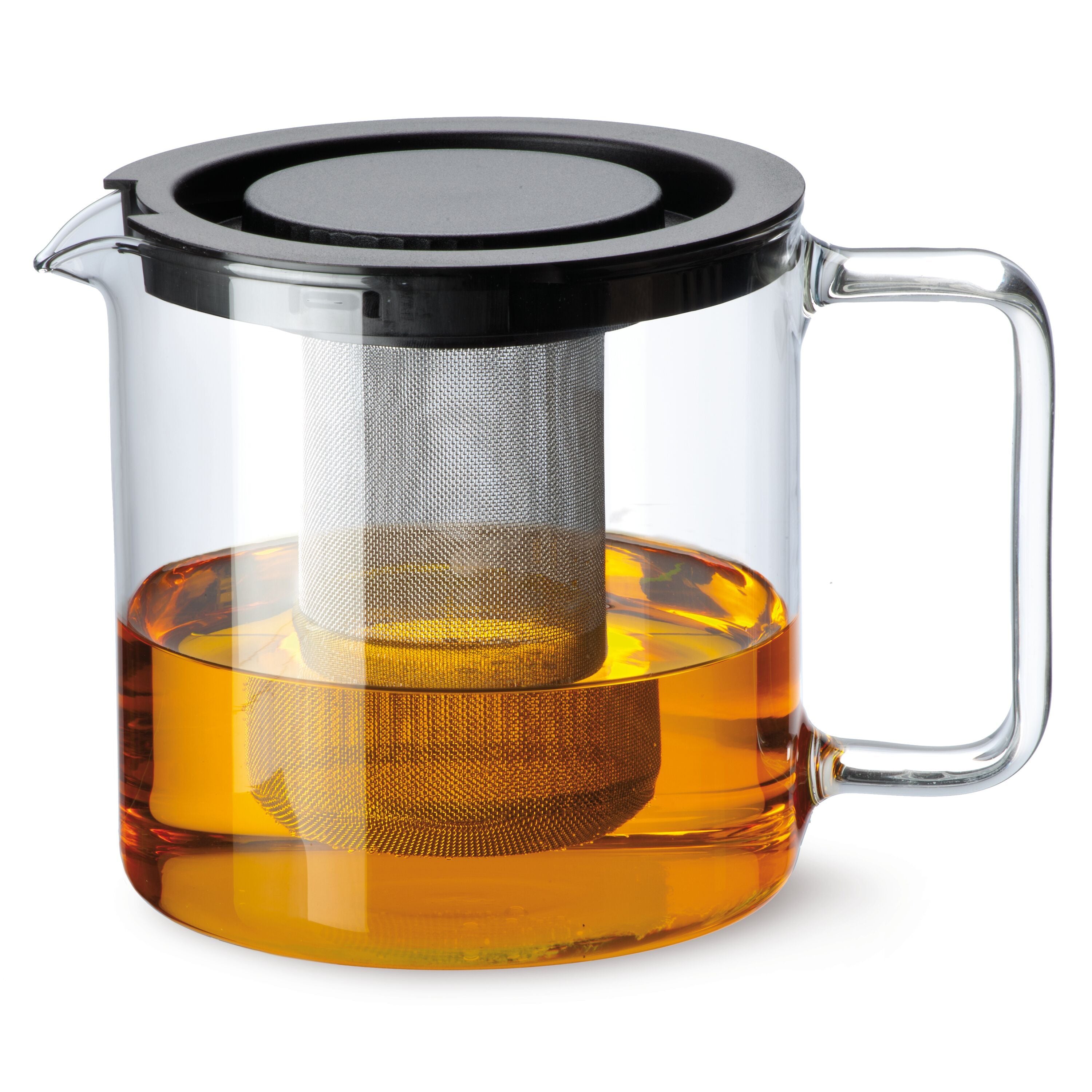 TEA & COFFEE Teekanne - Transparent / B: 19.0 cm x T: 13.5 cm x H: 14.0 cm