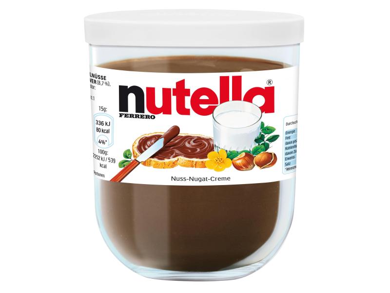 Ferrero Brotaufstrich Nutella 200 g Schokoladiger Aufstrich zum Frühstück