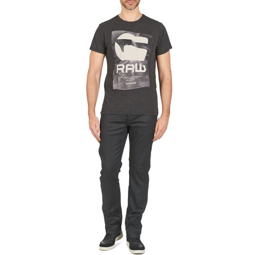 G-Star Raw - 3302 STRAIGHT STRETCH - Noir