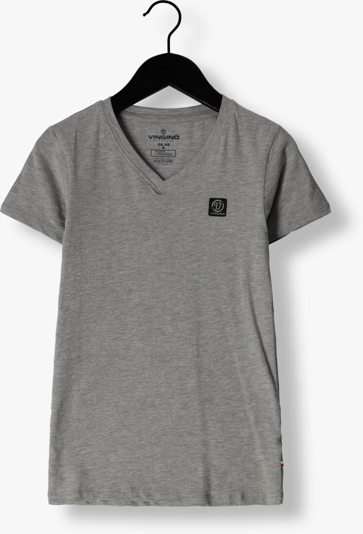 VINGINO grijze vingino t-shirt b-basic-tee-vnss