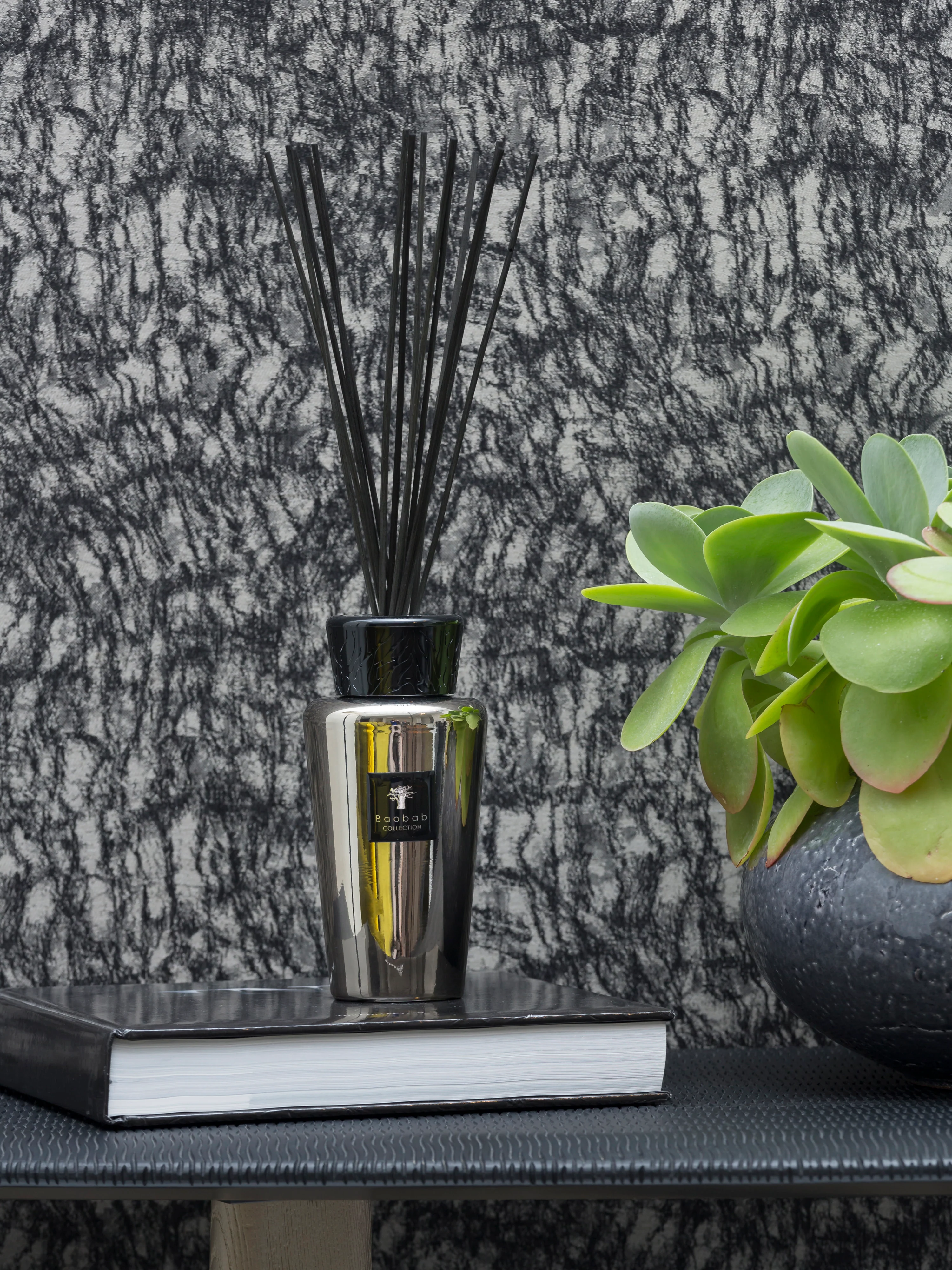 Geurstokjes Exclusives (amber, nootmuskaat, vetiver)