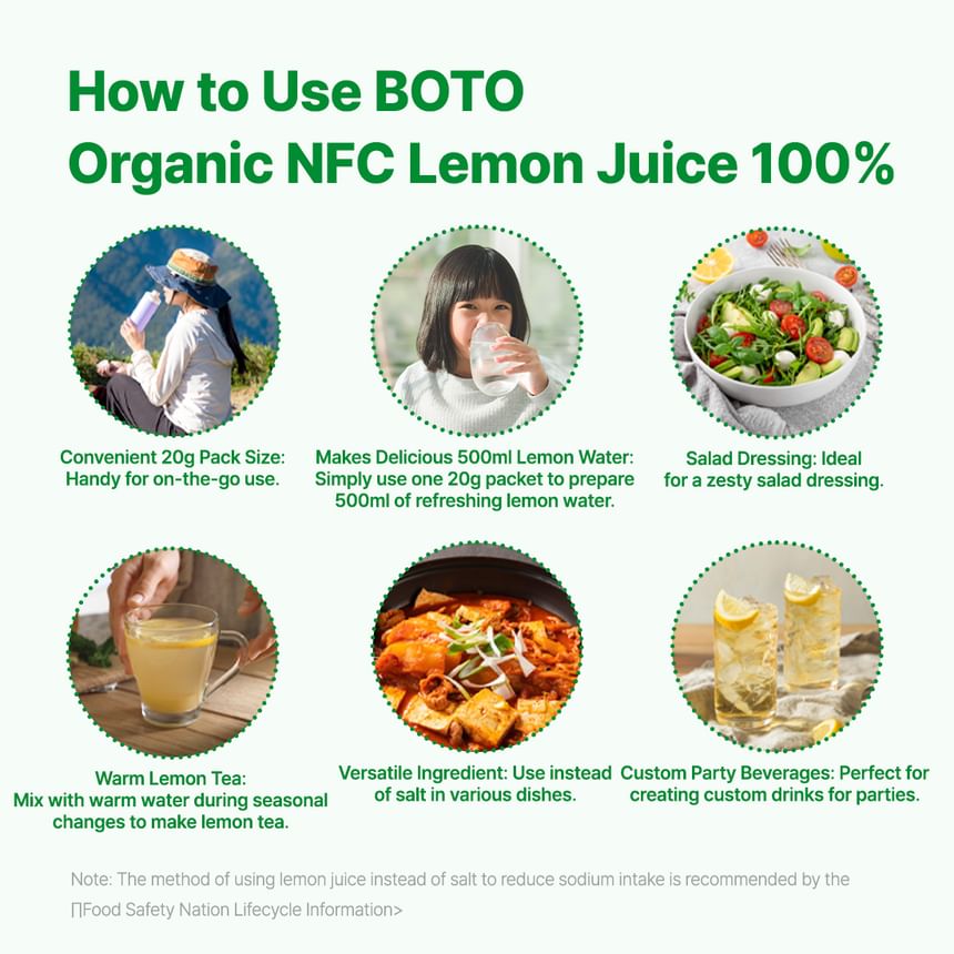 BOTO - Biologisch NFC-citroensap 100