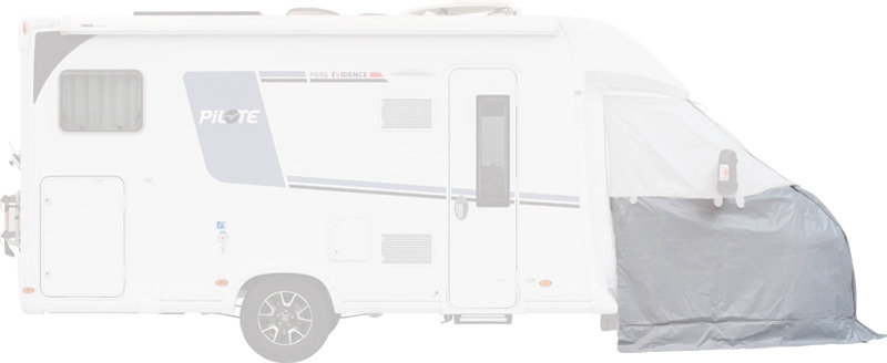 Hindermann Thermofenstermatten Lux Duo Unterteil Pilote Aventura / Explorateur / Rèfèrence ab 2009 Spiegel oben, Nr. 7754-2410 O