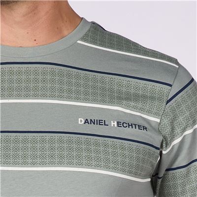 Pyjama short homme haut rayé - DANIEL HECHTER