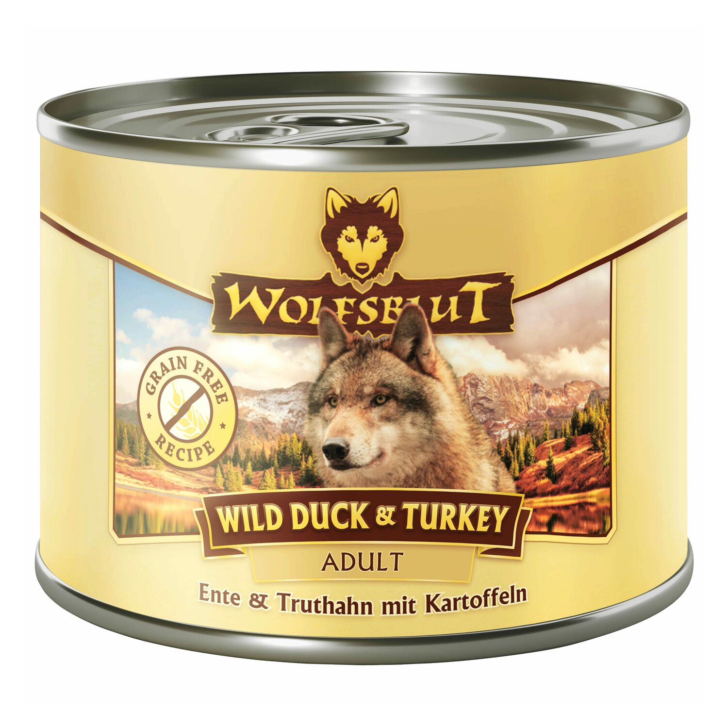 WOLFSBLUT Nassfutter Adult Wild Duck & Turkey - Ente/Truthan