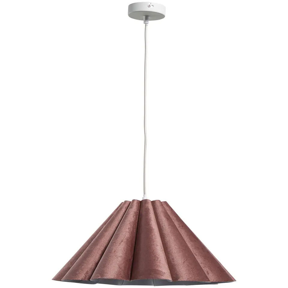 Hanglamp Ays roze E27 - 120xØ45 cm