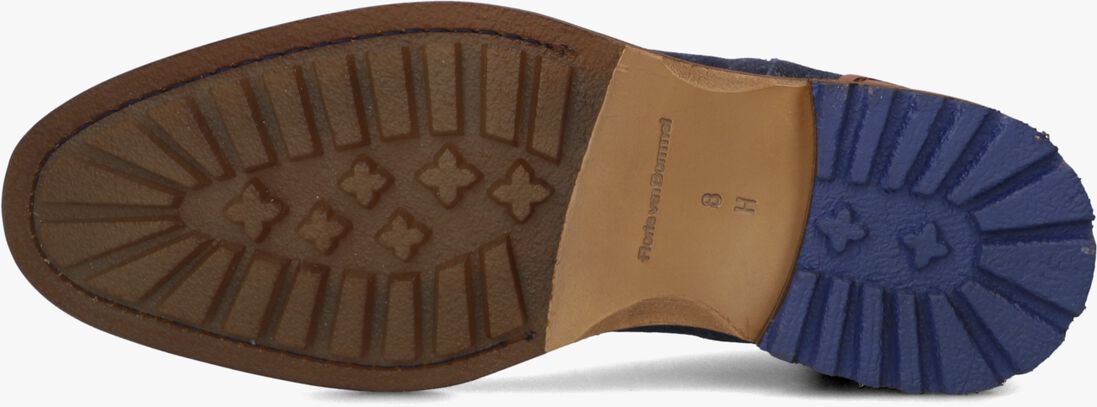 blauwe floris van bommel veterschoenen sfm-50159 crepi