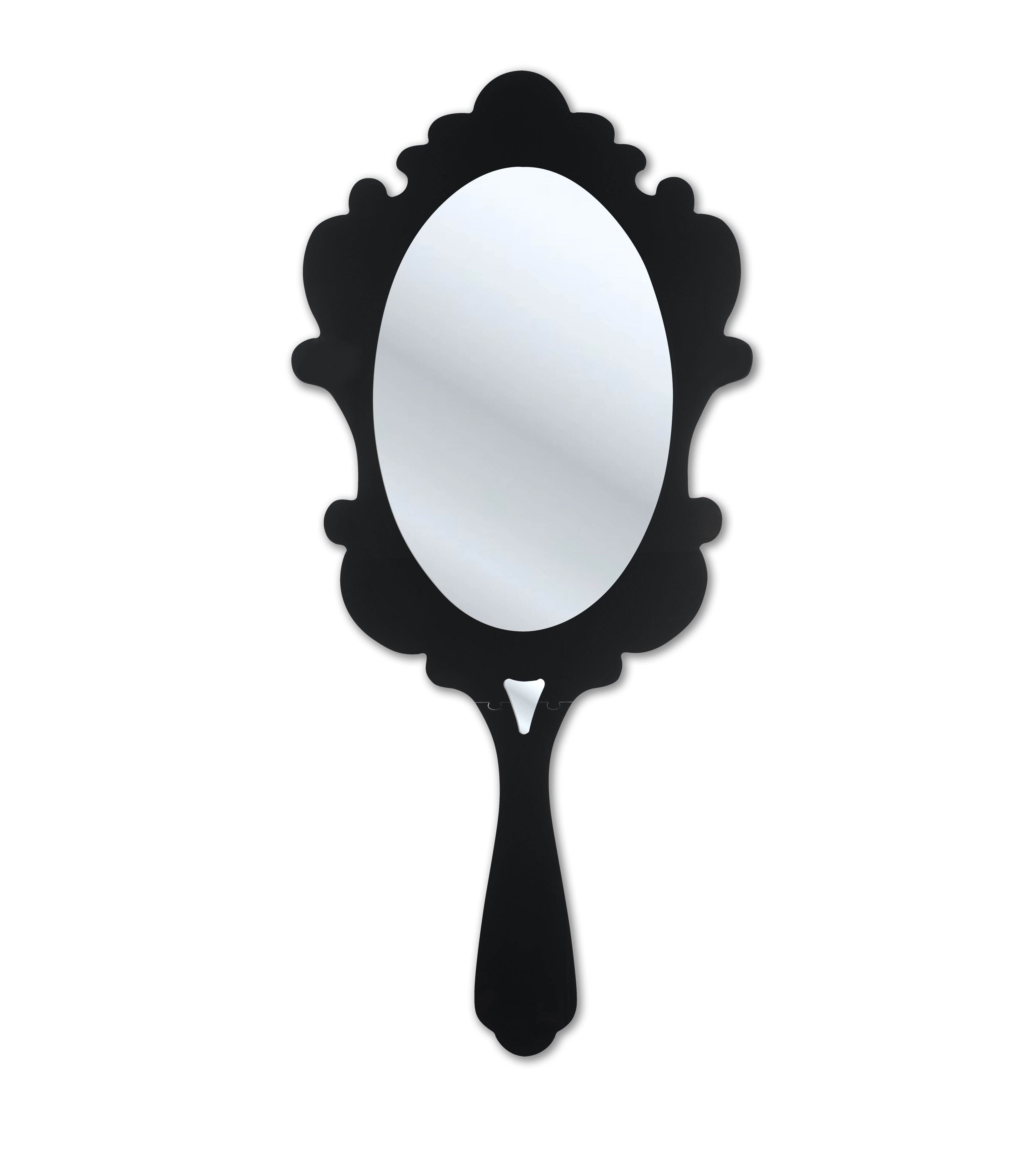 Iplex Miroir mural Coty noir - 71x71 cm