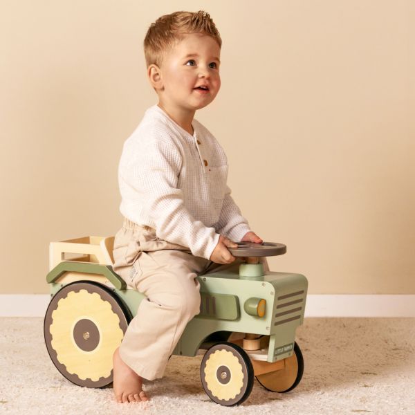 Little Dutch Houten 4-Wieler Tractor Little Farm FSC