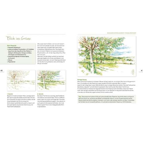 Nature Sketching Step by Step