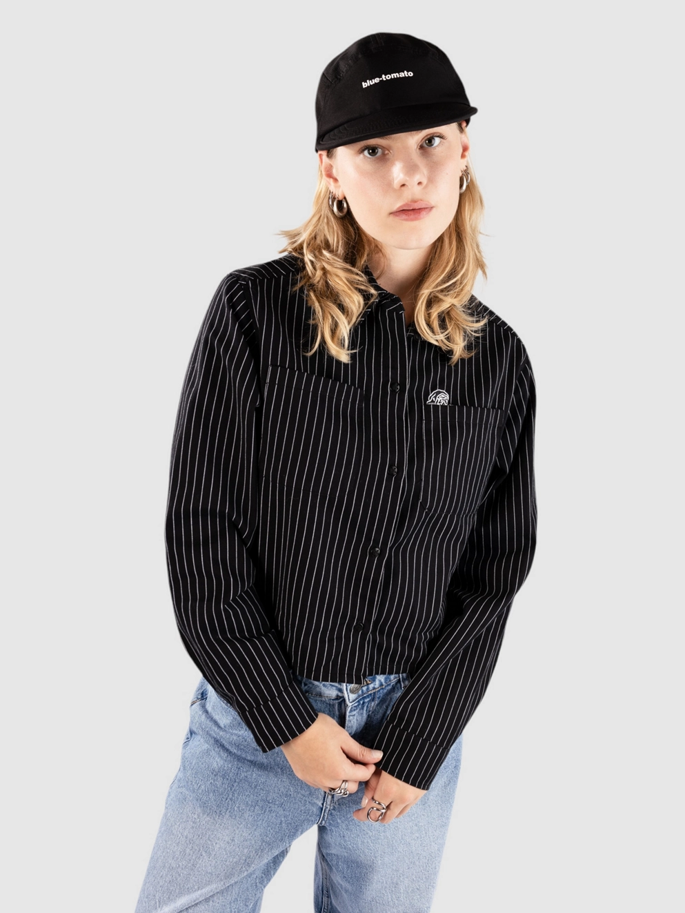 Lurking Class ST Lurker Stripe Shirt white
