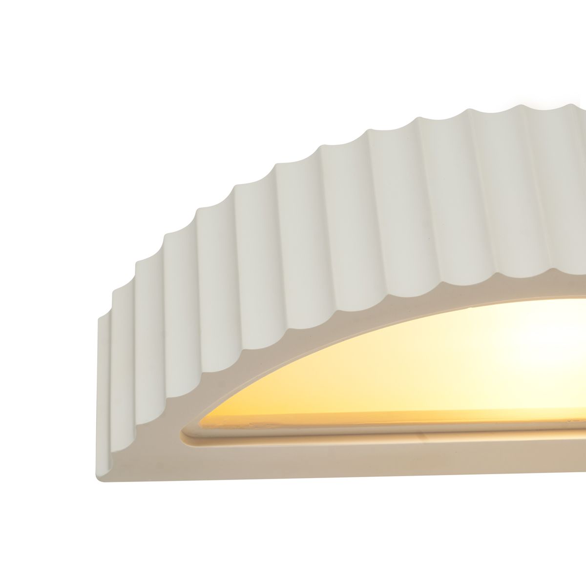 Scandinavische wandlamp beige organisch - Plaster