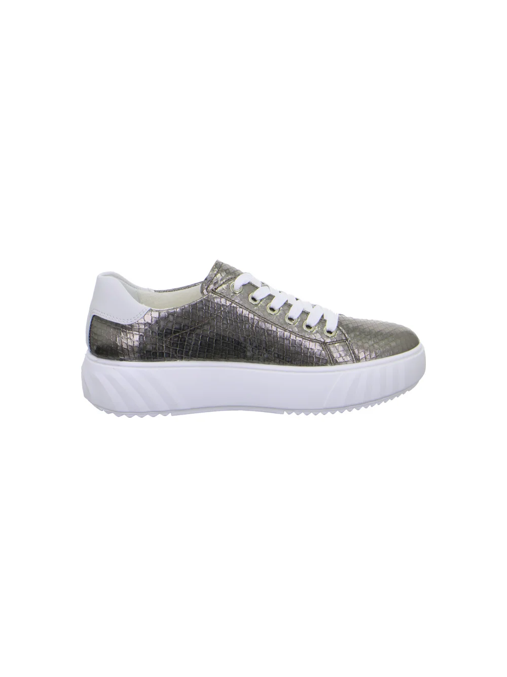 Sneaker Monaco taupe weiß