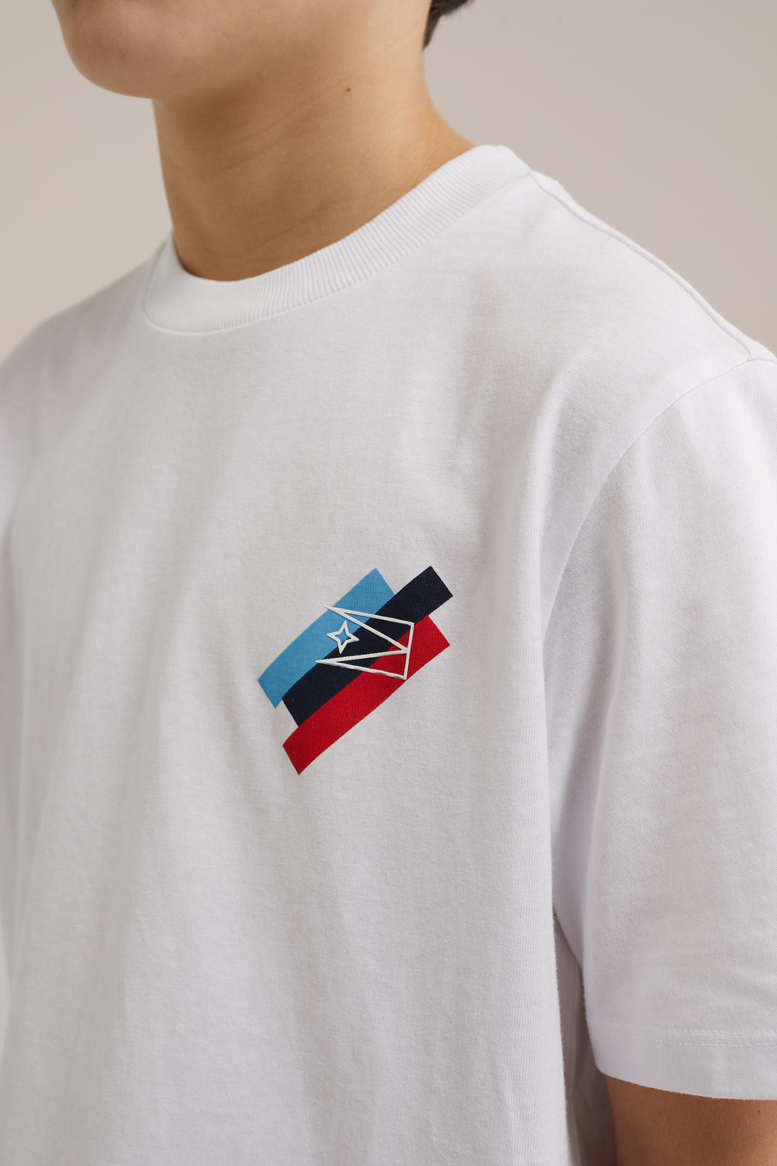 Jongens T-shirt met opdruk WE Fashion Wit