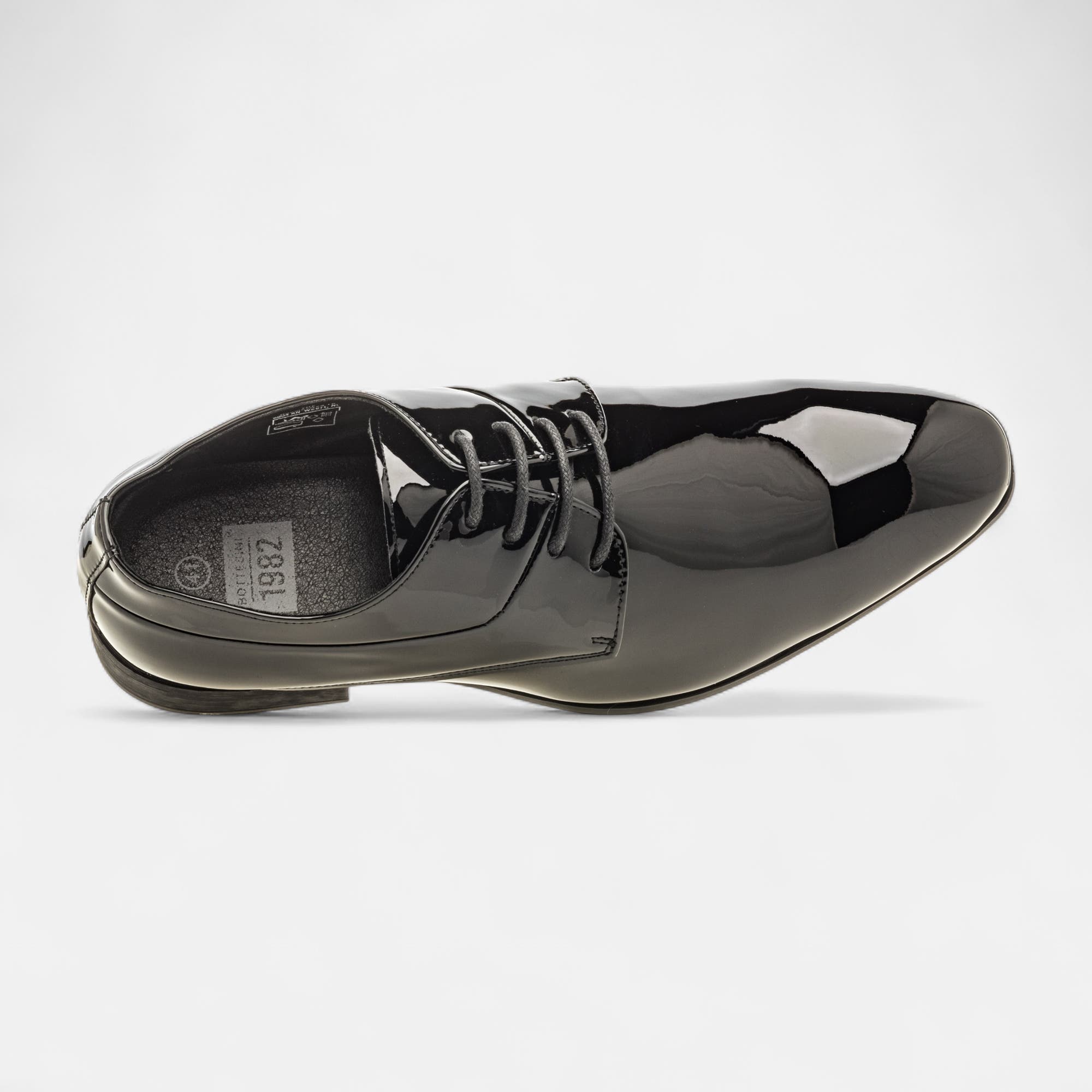 Derbies Homme noir vernis