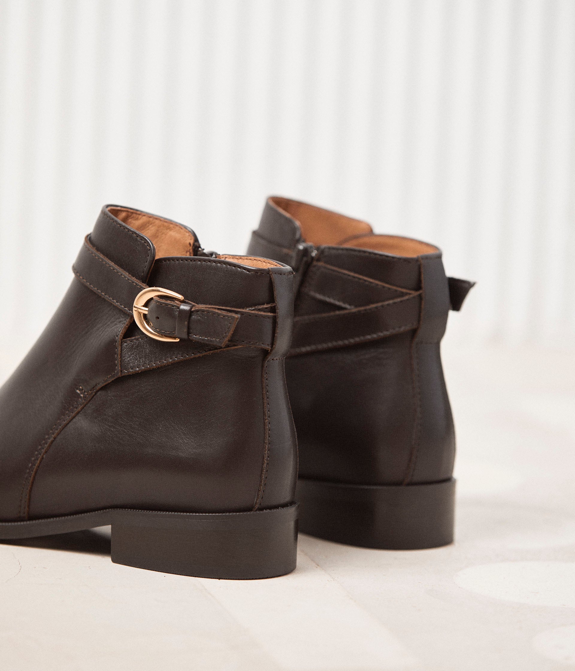 Bottines plates Simone