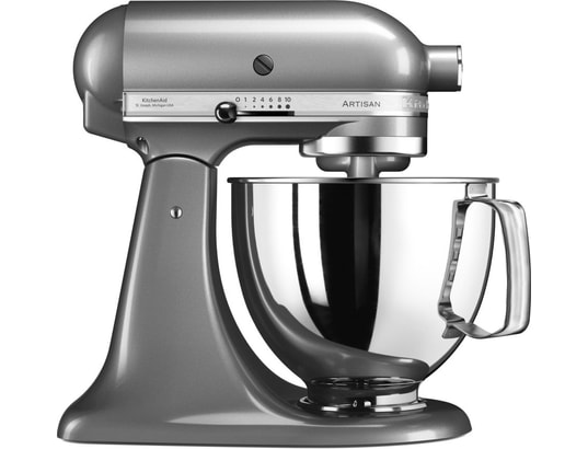 KITCHENAID - Robot culinaire Artisan 4,8L 5KSM125 Gris Argent